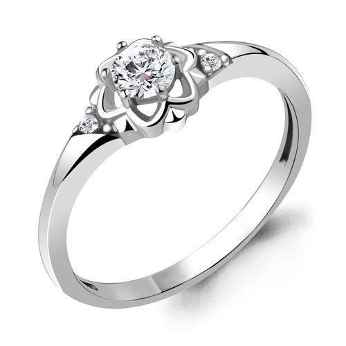 Кольцо декоративное Aquamarine, серебро 925 проба, вставка фианит (Aquamarine, Россия) — от 75.14 руб. в сети магазинов 7 карат забронировать в магазине Кольцо декоративное Aquamarine, серебро 925 проба, вставка фианит (Aquamarine, Россия)