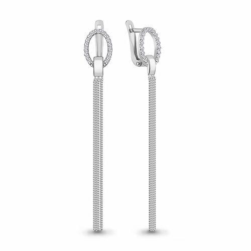 Серьги длинные Aquamarine, серебро 925 проба, вставка фианит (Aquamarine, Россия) — от 135.33 руб. в сети магазинов 7 карат забронировать в магазине Серьги длинные Aquamarine, серебро 925 проба, вставка фианит (Aquamarine, Россия)