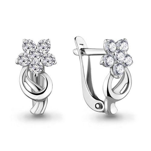 Серьги длинные Aquamarine, серебро 925 проба, вставка фианит (Aquamarine, Россия) — от 91.06 руб. в сети магазинов 7 карат забронировать в магазине Серьги длинные Aquamarine, серебро 925 проба, вставка фианит (Aquamarine, Россия)
