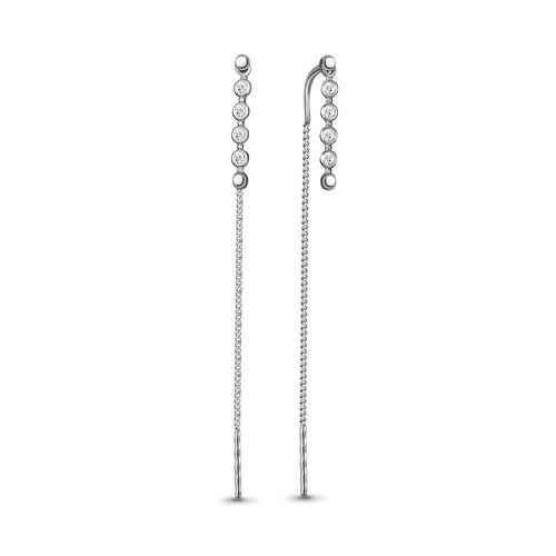 Серьги цепочки Aquamarine, серебро 925 проба, вставка фианит (Aquamarine, Россия) — от 87.44 руб. в сети магазинов 7 карат забронировать в магазине Серьги цепочки Aquamarine, серебро 925 проба, вставка фианит (Aquamarine, Россия)