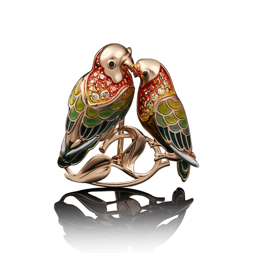 Брошь Platina Jewelry,  золото 585 проба (Platina Jewelry, Россия) — от 1927.85 руб. в сети магазинов 7 карат забронировать в магазине Брошь Platina Jewelry,  золото 585 проба