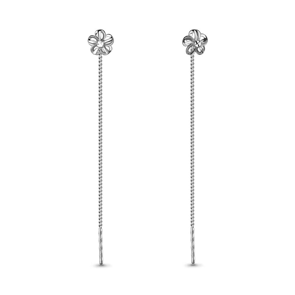 Серьги цепочки Aquamarine, серебро 925 проба (Aquamarine, Россия) — от 67.52 руб. в сети магазинов 7 карат забронировать в магазине Серьги цепочки Aquamarine, серебро 925 проба (Aquamarine, Россия)