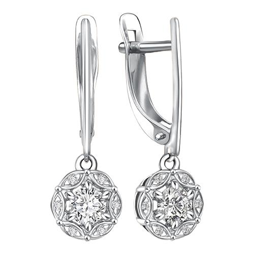 Серьги длинные BIRYUZA, серебро 925 проба, вставка цирконий (BIRYUZA, Россия) — от 123.11 руб. в сети магазинов 7 карат забронировать в магазине Серьги длинные BIRYUZA, серебро 925 проба, вставка цирконий (BIRYUZA, Россия)