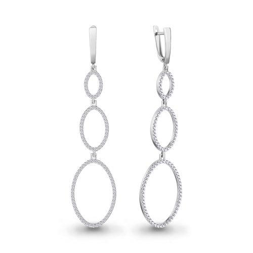 Серьги длинные Aquamarine, серебро 925 проба, вставка фианит (Aquamarine, Россия) — от 331.67 руб. в сети магазинов 7 карат забронировать в магазине Серьги длинные Aquamarine, серебро 925 проба, вставка фианит (Aquamarine, Россия)