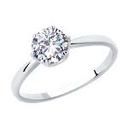 Кольцо помолвочное Diamant, серебро 925 проба, вставка фианит (Diamant, Россия) — от 86.56 руб. в сети магазинов 7 карат забронировать в магазине Кольцо помолвочное Diamant, серебро 925 проба, вставка фианит (Diamant, Россия)