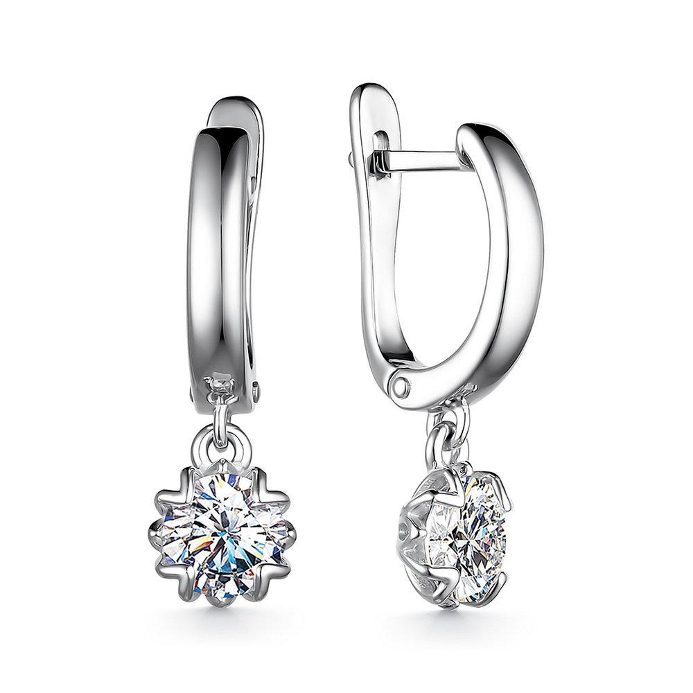 Серьги длинные, серебро 925 проба (Россия) — от 176.69 руб. в сети магазинов 7 карат забронировать в магазине Серьги длинные, серебро 925 проба (Россия)