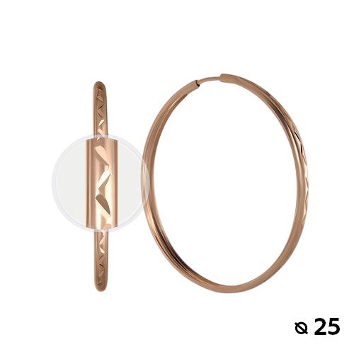 Серьги конго, красное золото 585 проба (Беларусь) — от 1337.84 руб. в сети магазинов 7 карат забронировать в магазине Серьги конго, красное золото 585 проба