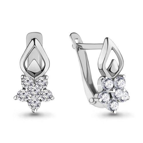Серьги длинные Aquamarine, серебро 925 проба, вставка фианит (Aquamarine, Россия) — от 93.08 руб. в сети магазинов 7 карат забронировать в магазине Серьги длинные Aquamarine, серебро 925 проба, вставка фианит (Aquamarine, Россия)