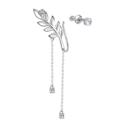 Серьги длинные BIRYUZA, серебро 925 проба, вставка цирконий (BIRYUZA, Россия) — от 88.11 руб. в сети магазинов 7 карат забронировать в магазине Серьги длинные BIRYUZA, серебро 925 проба, вставка цирконий (BIRYUZA, Россия)