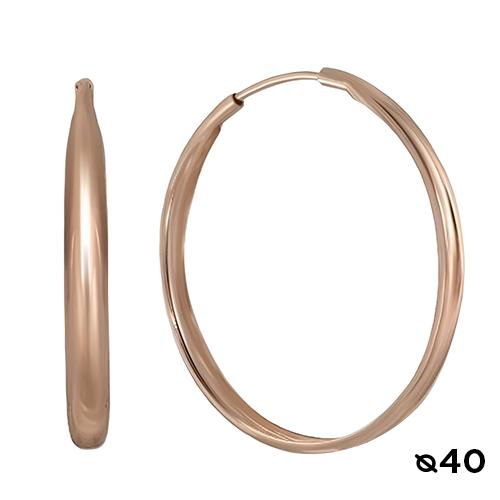 Серьги конго, красное золото 585 проба (Беларусь) — от 2070.23 руб. в сети магазинов 7 карат забронировать в магазине Серьги конго, красное золото 585 проба (Беларусь)