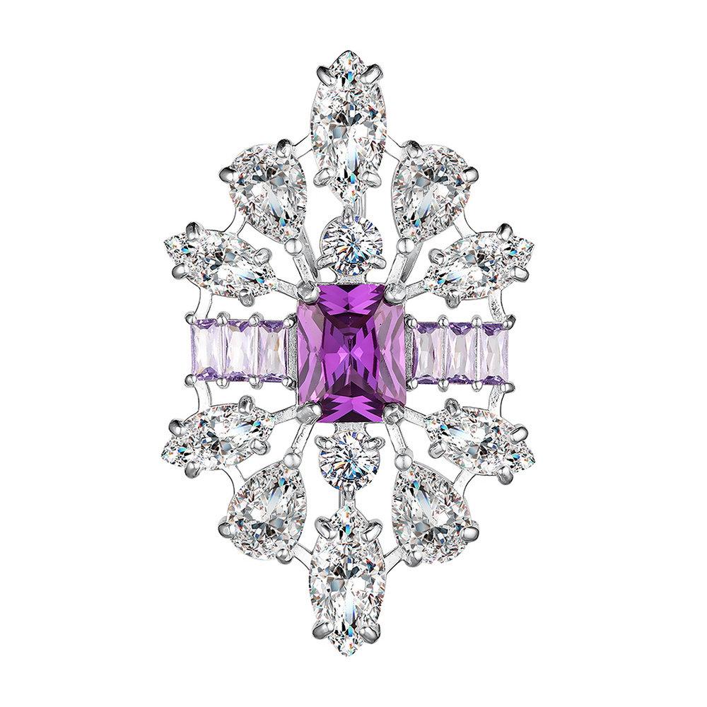 Брошь,  серебро 925 проба (Россия) — от 336.14 руб. в сети магазинов 7 карат забронировать в магазине Брошь,  серебро 925 проба