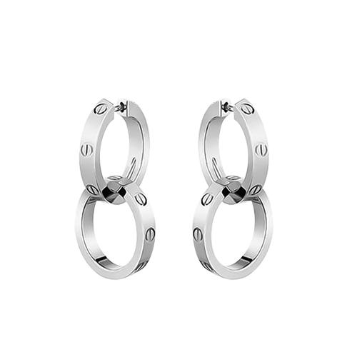 Серьги конго, серебро 925 проба (Турция) — от 360.14 руб. в сети магазинов 7 карат забронировать в магазине Серьги конго, серебро 925 проба