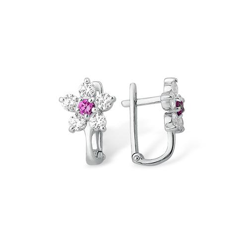 Серьги детские Efremov, серебро 925 проба, вставка фианит (Efremov, Россия) — от 132.94 руб. в сети магазинов 7 карат забронировать в магазине Серьги детские Efremov, серебро 925 проба, вставка фианит