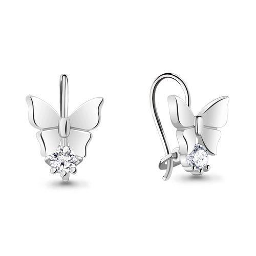 Серьги детские Aquamarine, серебро 925 проба, вставка фианит (Aquamarine, Россия) — от 76.83 руб. в сети магазинов 7 карат забронировать в магазине Серьги детские Aquamarine, серебро 925 проба, вставка фианит (Aquamarine, Россия)