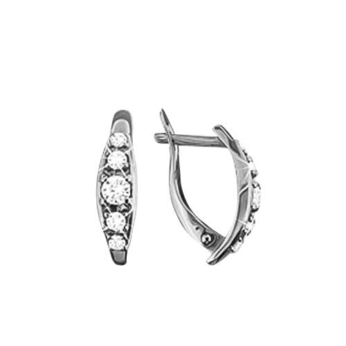Серьги с английским замком Aquamarine, серебро 925 проба, вставка фианит (Aquamarine, Россия) — от 93.22 руб. в сети магазинов 7 карат забронировать в магазине Серьги с английским замком Aquamarine, серебро 925 проба, вставка фианит (Aquamarine, Россия)