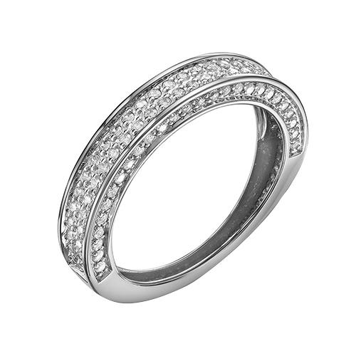 Кольцо дорожка 7 Карат, белое золото 585 проба, вставка фианит (7 Карат, Беларусь) — от 1446.48 руб. в сети магазинов 7 карат забронировать в магазине Кольцо дорожка 7 Карат, белое золото 585 проба, вставка фианит