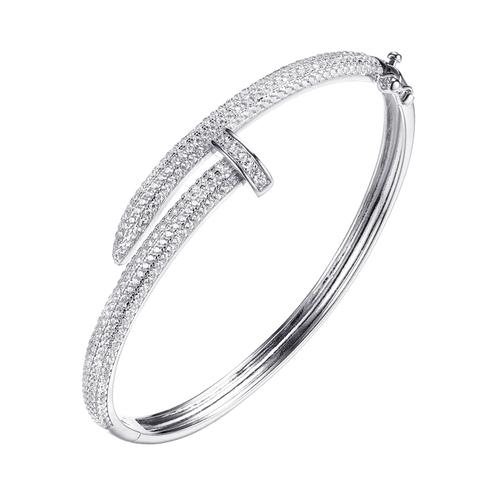 Браслет жесткий Fresh Jewelry, серебро 925 проба, вставка фианит (Fresh Jewelry, Россия) — от 878.58 руб. в сети магазинов 7 карат забронировать в магазине Браслет жесткий Fresh Jewelry, серебро 925 проба, вставка фианит (Fresh Jewelry, Россия)