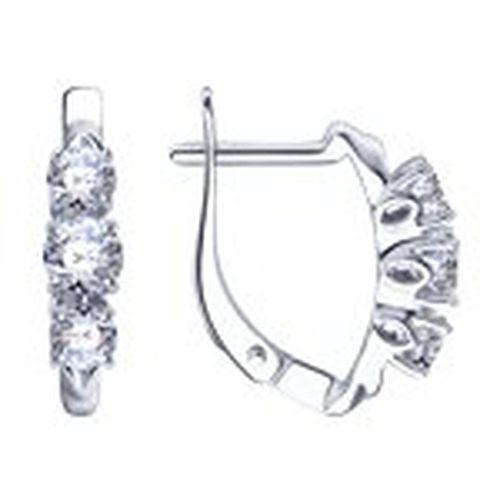 Серьги с английским замком Diamant, серебро 925 проба, вставка фианит (Diamant, Россия) — от 123.82 руб. в сети магазинов 7 карат забронировать в магазине Серьги с английским замком Diamant, серебро 925 проба, вставка фианит (Diamant, Россия)