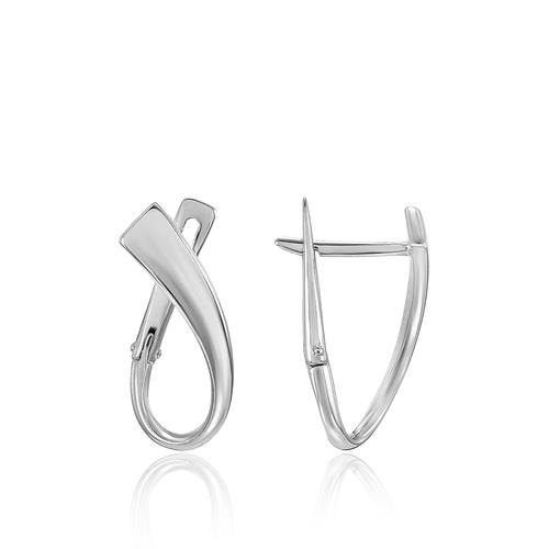 Серьги с английским замком, серебро 925 проба (Россия) — от 90.04 руб. в сети магазинов 7 карат забронировать в магазине Серьги с английским замком, серебро 925 проба (Россия)