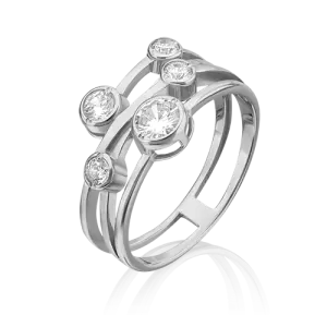 Кольцо Платина серебро 01-5354-00-401-0200-69 (Platina Jewellery, Россия)