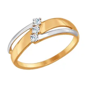Кольцо  золото 017220 (Sokolov и Diamant, Россия)