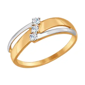 Кольцо  золото 017220-4 (Sokolov и Diamant, Россия)