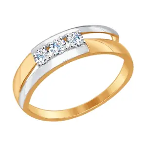 Кольцо  золото 017224-4 (Sokolov и Diamant, Россия)