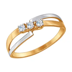 Кольцо  золото 017229-4 (Sokolov и Diamant, Россия)