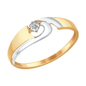 Кольцо  золото 017280-4 (Sokolov и Diamant, Россия)