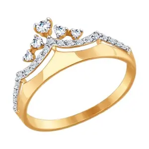 Кольцо  золото 017413 (Sokolov и Diamant, Россия)