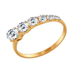 Кольцо  золото 017442-4 (Sokolov и Diamant, Россия)
