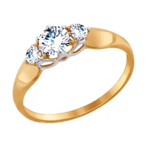 Кольцо  золото 017492-4 (Sokolov и Diamant, Россия)