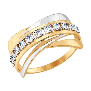 Кольцо  золото 017551 (Sokolov и Diamant, Россия)