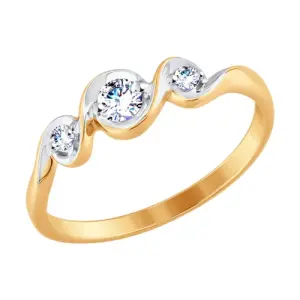 Кольцо  золото 017656-4 (Sokolov и Diamant, Россия)