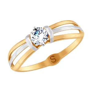 Кольцо  золото 017828 (Sokolov и Diamant, Россия)