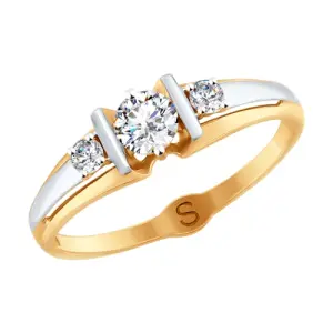 Кольцо  золото 017846 (Sokolov и Diamant, Россия)