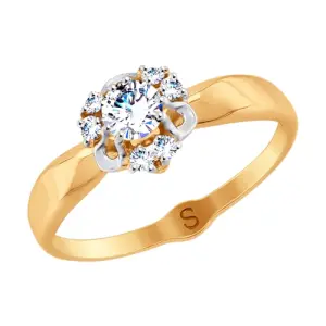 Кольцо  золото 017874 (Sokolov и Diamant, Россия)