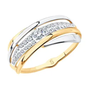 Кольцо  золото 017920-4 (Sokolov и Diamant, Россия)