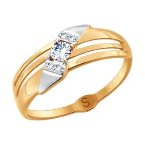Кольцо  золото 017936 (Sokolov и Diamant, Россия)