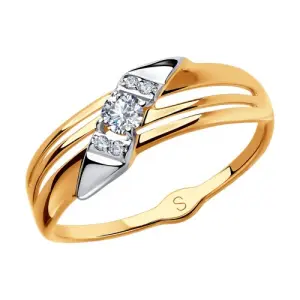 Кольцо  золото 017936-4 (Sokolov и Diamant, Россия)