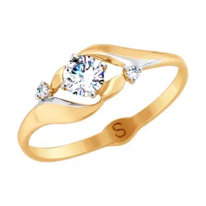 Кольцо  золото 017991 (Sokolov и Diamant, Россия)