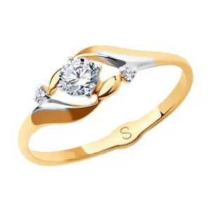 Кольцо  золото 017991-4 (Sokolov и Diamant, Россия)
