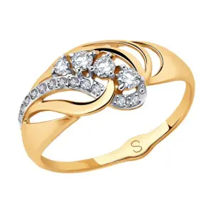 Кольцо  золото 018035-4 (Sokolov и Diamant, Россия)