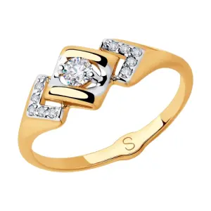 Кольцо  золото 018038 (Sokolov и Diamant, Россия)