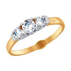 Кольцо  золото 018046 (Sokolov и Diamant, Россия)