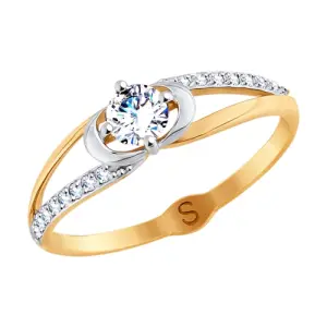 Кольцо  золото 018055 (Sokolov и Diamant, Россия)