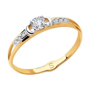 Кольцо  золото 018093 (Sokolov и Diamant, Россия)