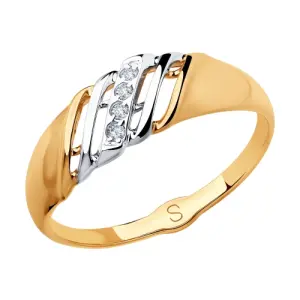 Кольцо  золото 018112 (Sokolov и Diamant, Россия)