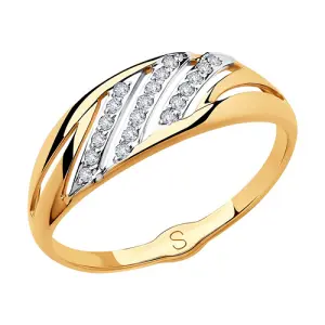 Кольцо  золото 018113 (Sokolov и Diamant, Россия)