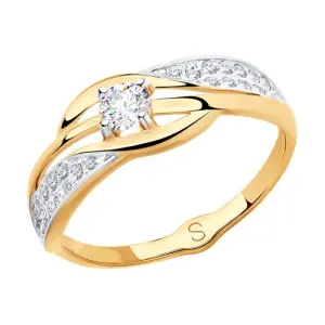 Кольцо  золото 018116 (Sokolov и Diamant, Россия)